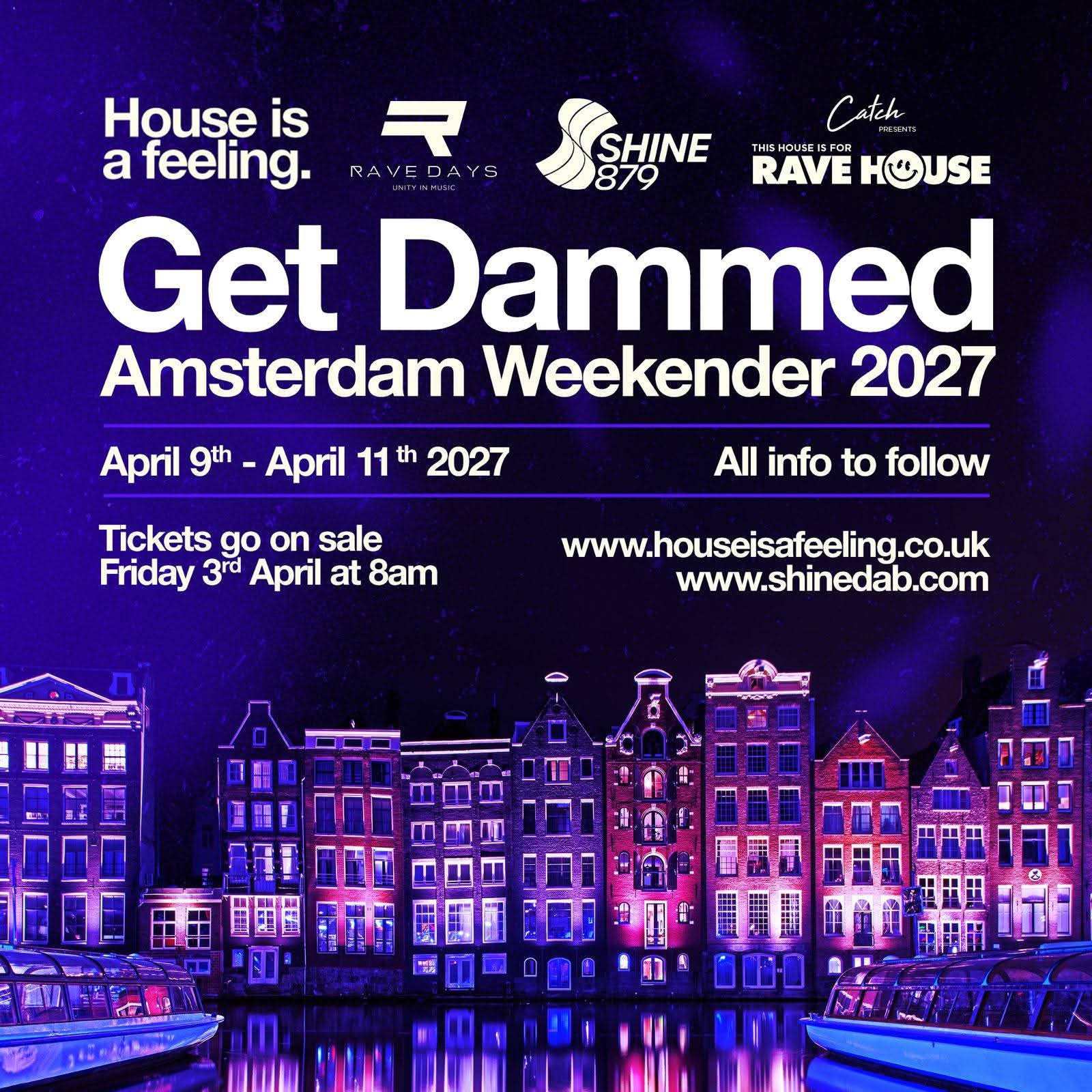Get Dammed: Amsterdam Weekender 2026